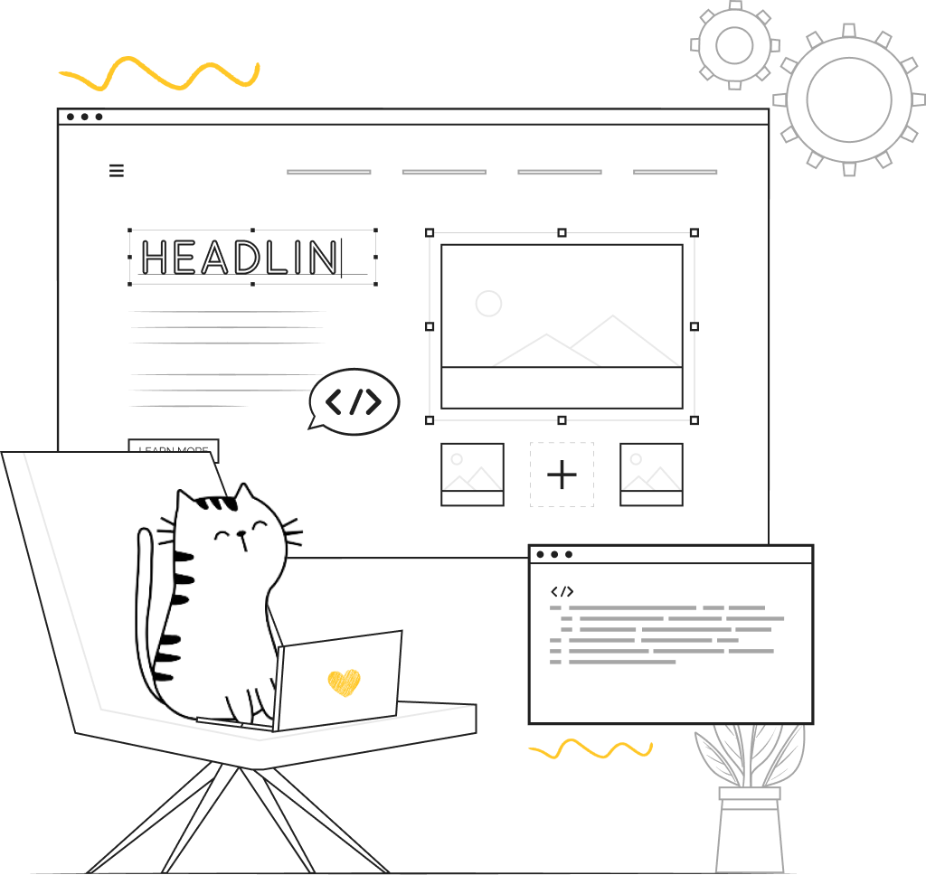 Lojas, Websites e Landing Pages
